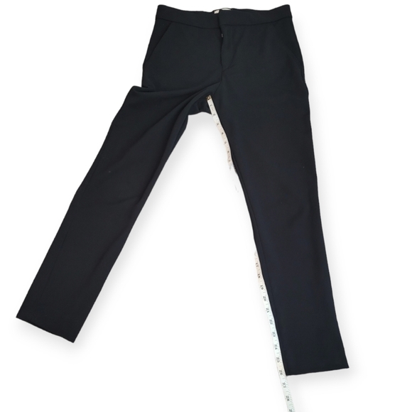 Mcguire Lou Lou Cropped Slim Trouser Pants Size 26 Inch Waist In Black - Picture 11 of 13